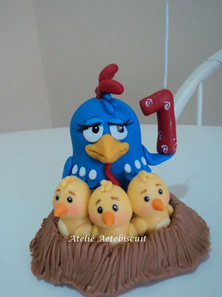 Topo galinha pintadinha com pintinhos