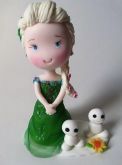 topo de bolo elsa (frozen forever)